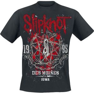 Slipknot Iowa Star T-shirt zwart 4XL - Katoen - Band merch, Bands