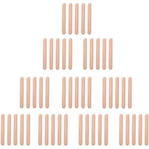 Houten Paspennen Deuvels Set M6 × 50mm - 50 Stuks