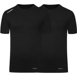 2-Pack Sondico compressie korte mouw sportshirt - heren - Black - maat XXL