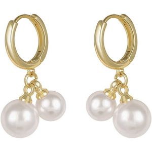 Oorbellen dames | oorhangers dames | oorringen goudkleurig | parel oorbellen dames | hippe parel oorbellen | cadeau voor vrouw | black friday 2023 | sinterklaas | kerstcadeau voor vrouw
