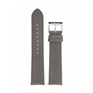 Junghans Max Bill Mega Solar lederen band bruin - horlogebandjes heren - 20 mm - origineel Junghans - titanium