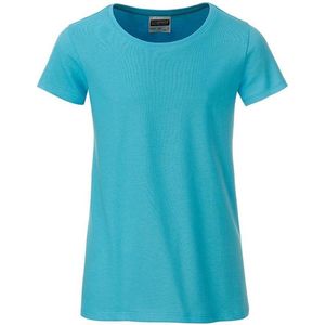 James and Nicholson Meisjes Basic T-Shirt (Pacifisch Blauw)