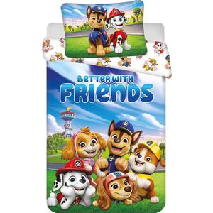 Paw Patrol - Peuterdekbedovertrek - 100 x 135 cm
