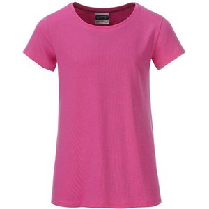 James and Nicholson Meisjes Basic T-Shirt (Roze)