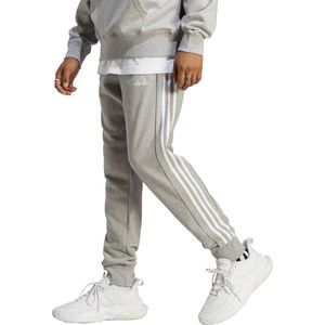 adidas Sportswear Essentials French Terry Tapered Cuff 3-Stripes Joggers - Heren - Grijs- M