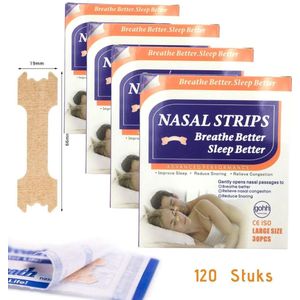 Gohh Neusstrips 120 stuks (Large) Beter Ademen - Antisnurkstrips