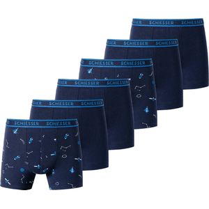 Schiesser Jongens shorts / pants 6 pack Kids Boys 95/5 Organic Cotton