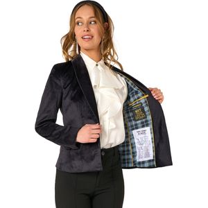 OppoSuits - Velvet Blazer - Zwart - Dames