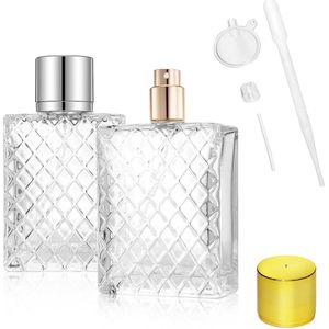 Navulbare Parfumverstuiver - Draagbaar en Elegant - 2 stuks - Zilver en Goud