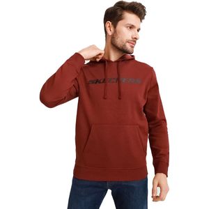 Skechers Apparel Heritage Pullover Hoodie Herensweatshirt met capuchon MHD12 DKBR
