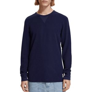 Scotch & Soda Waffle Longsleeve T-shirt Mannen - Maat XXL