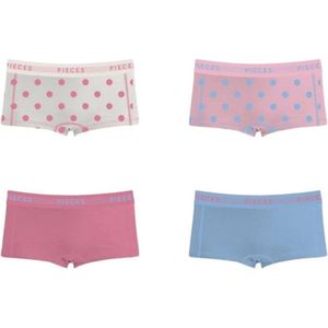 Pieces 4-Pack Dames shorts - Wild roses - S .