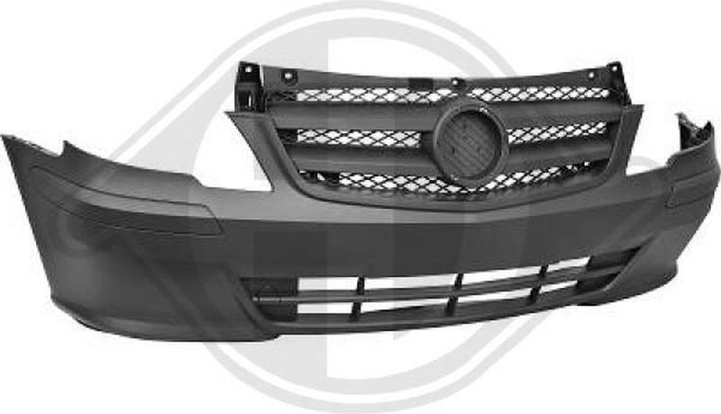 Voorbumper Mercedes-benz Vito Bus (w639). Model: 2003-09 - 2023-10-29