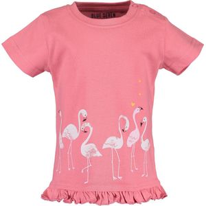 Blue Seven Meisjes T-shirt - Zalmroze - Maat 68