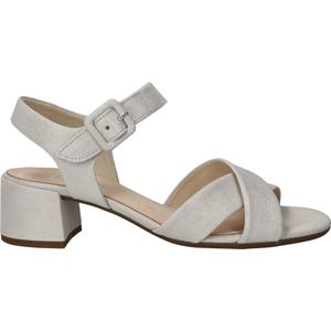 Gabor Sandalettes - Dames - Zilver - Maat:43