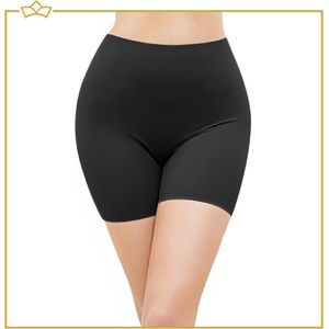ATTREZZO® Corrigerend ondergoed dames - Shapewear short - broekje voor onder jurk - Zwart - Maat M