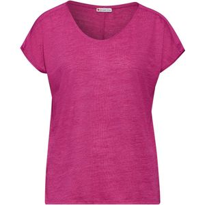 A321475 LTD QR linen look shirt w w