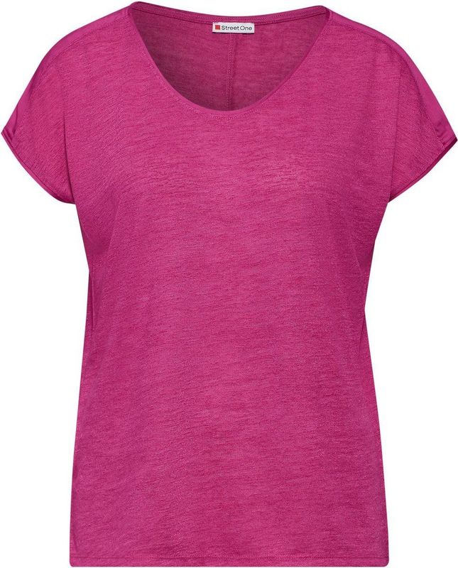 A321475 LTD QR linen look shirt w w