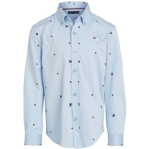Overhemden Tommy Hilfiger Vlag Gedrukt Regulier Overhemd Ls - Fashion Wear - Kinderen