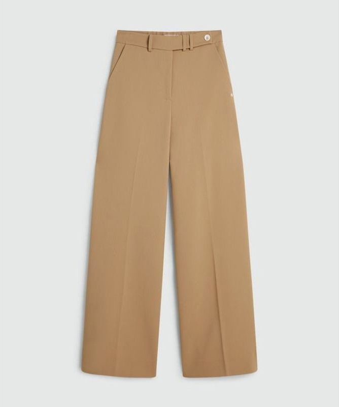 JOSH V - Kyrie - Pantalon - Light Brown - Wide-leg