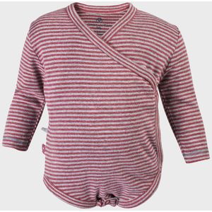 Kimono-bodysuit met lange mouwen voor baby's OrganicEra Organic Baby Kimono body, gestreept