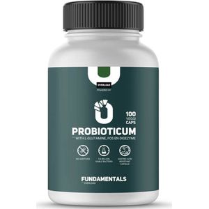 Fundamentals Probiotica - Met L-Glutamine, FOS & Digezyme - 100 Veggi Caps