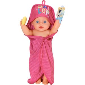 BABY Born Bad Handdoek met Capuchon-set - Poppenverzorgingsproduct