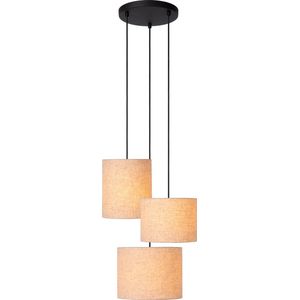 Lucide MAYA - Hanglamp - Ø 46 cm - 3xE27 - Beige