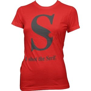 Hybris I Shot The Serif Girly T-Shirt Damen Red-M