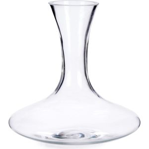 Glazen wijn karaf / decanteer kan 1,4 liter 21 x 21 cm - Wijn schenkkan