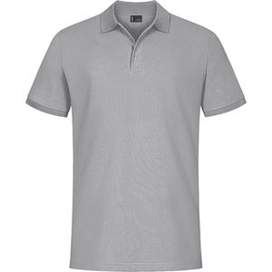 Herenpolo 'Promodoro' met korte mouwen Light Grey - S
