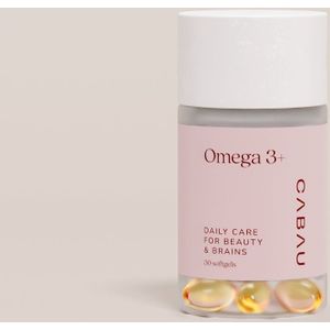 Cabau Omega 3 Visolie - Multivitamine - 90 Capsules - Van rund (halal) - Hoog in DHA & EPA - Voedingssupplement