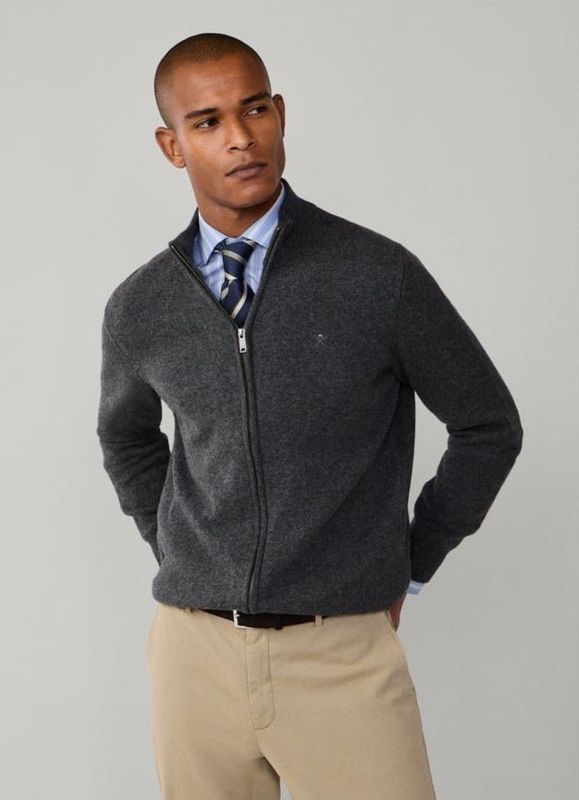 Hackett London Hzip Wollen Jas