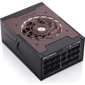 Seasonic Prime TX-1600 Noctua Edition - Voeding - ATX12V 3.1, EPS - 80 Plus Titanium - 1600 Watt - Modulair - 100-240V - Actieve PFC - PCIe 5.1 - Digital Hybrid Fan Control - bruin, beige, zwart