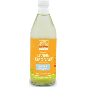 Mattisson - Biologische Living Lemonade - Gember & Kurkuma - 500 ml
