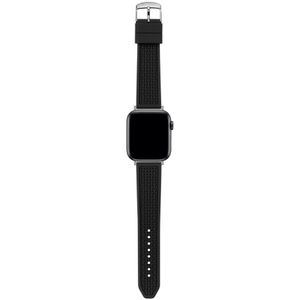 Ted Baker Black Tb Apple Watch Bands Armband: 100% Silicone BKS42S330B0