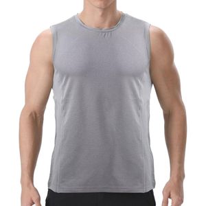 Heren Mouwloze Quick-Dry Sport Tanktop - Ademend Onderhemd voor Actieve Mannen