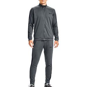 Under Armour UA Knit Track Suit Heren Trainingspak - Groen - Maat XXL