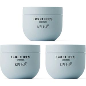 3 stuks - Keune - Good Fibes - Flexible Fiber Paste 100 ml