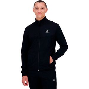 Le Coq Sportif - Coq d'Argent - Sweatshirt - Zwart - Met Rits