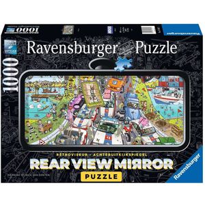 Ravensburger Rear view mirror Puzzle Politie achtervolging - Legpuzzel - 1000 stukjes