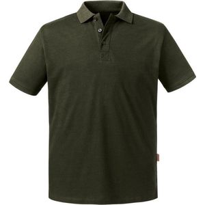 Russell Heren Zuivere Organische Polo (Donkere Olijf)