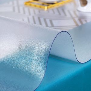 Tafelbeschermer Relief Transparant 80x180CM - 1,5 mm Dikte - Gemakkelijk Schoon te Maken en Waterdicht - Tafelbeschermer - Hoge Kwaliteit - Tafelzeil - Tafelkleden