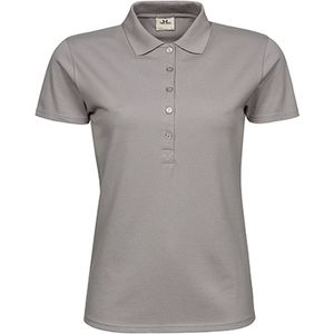 Women´s Luxury Stretch Polo met korte mouwen Stone - XXL