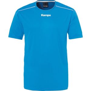 Kempa Poly  Sportshirt performance - Maat L  - Mannen - blauw