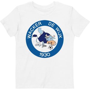 Vvwackervandijk - Biologisch katoenen T-shirt voor kinderen - White, 12-14