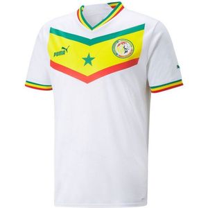 Puma Senegal 22/23 T-shirt Met Korte Mouwen Thuis Wit M