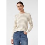 comma - Strickpullover - Gestreepte Pullover - Slim-fit