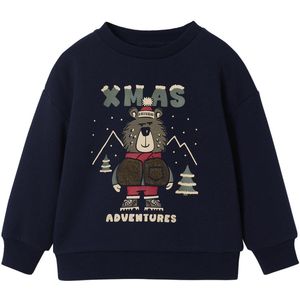 Vertbaudet Sweater met kersenprint voor jongens