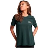 Superdry Sportswear Logo Relaxed T-shirt Met Korte Mouwen Groen 2XS Vrouw